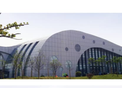 黄山会议中心外景网架工程